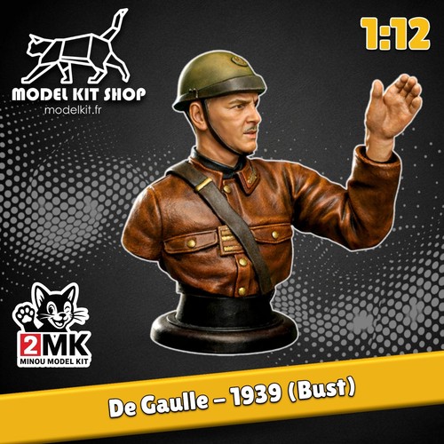 Gaulle 1939 buste - 1:12,